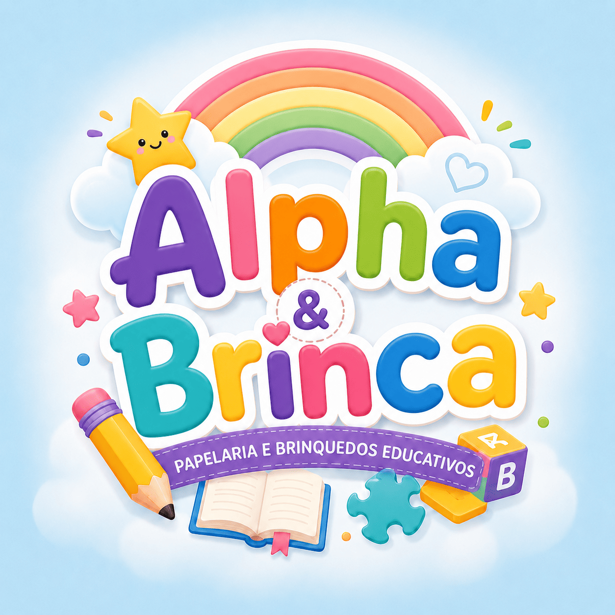 Logo oficial Alpha & Brinca